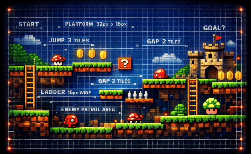 Level Design Lessons from Classic 8-Bit Games