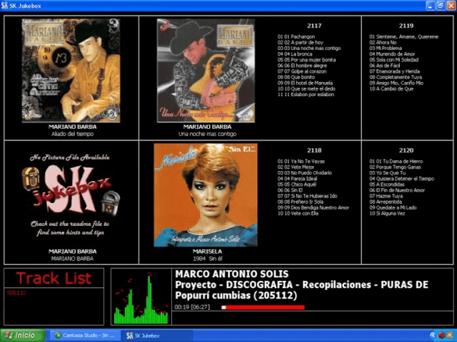 SK Jukebox running on Windows