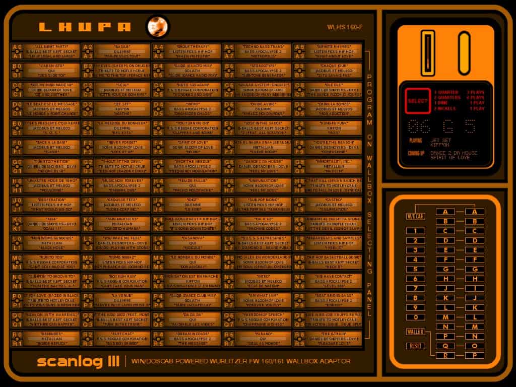 LHUPA Wurlitzer wallbox adaptor DWJukebox skin preview