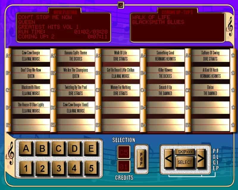 Music Box 2 DWJukebox skin preview